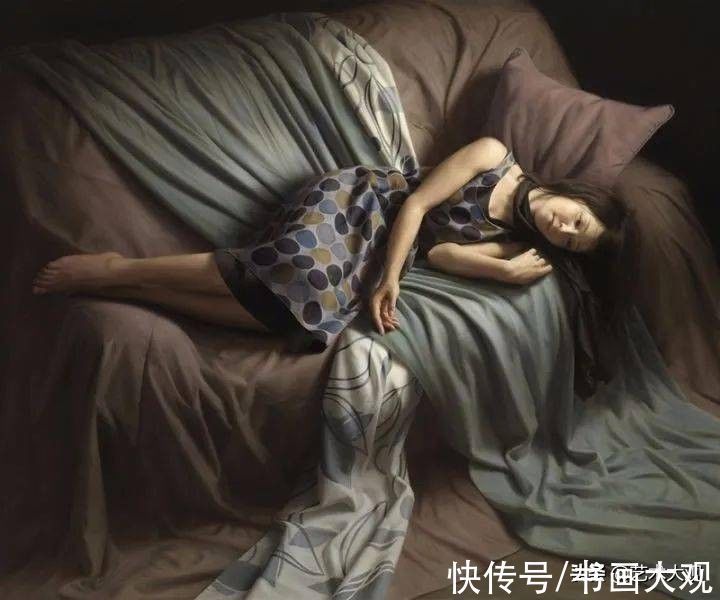 画家@日本现代女性肖像绘画——新生代具象画家塩谷亮人物油画作品欣赏