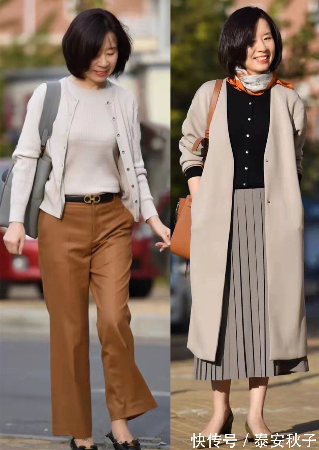 中年 被55岁“大妈”的早春穿搭:狠狠惊艳到了!