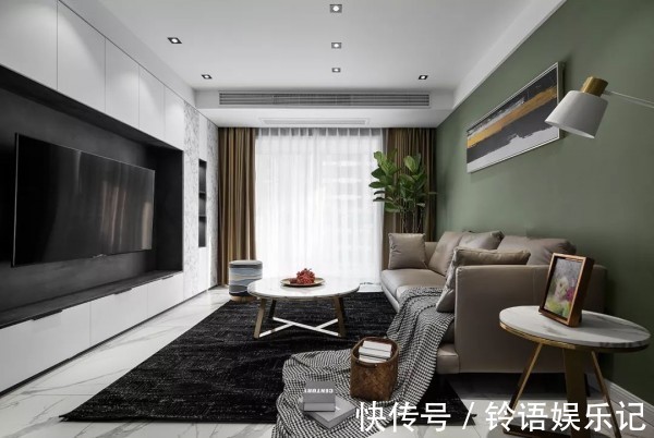 储物空间|125平的现代风三房,有着梦幻感的背景墙,好让人喜欢