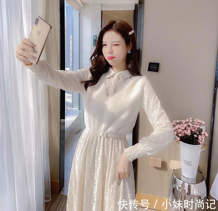 连衣裙|优雅气质连衣裙,温柔可爱风的穿搭,让你在冬季日常更加美丽动人