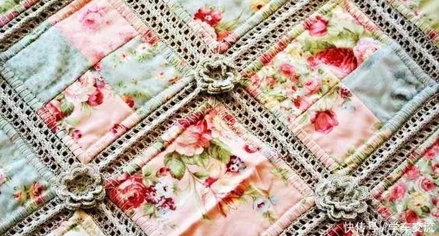 床单破了不要扔,用毛线简单的改造下,效果很漂亮!