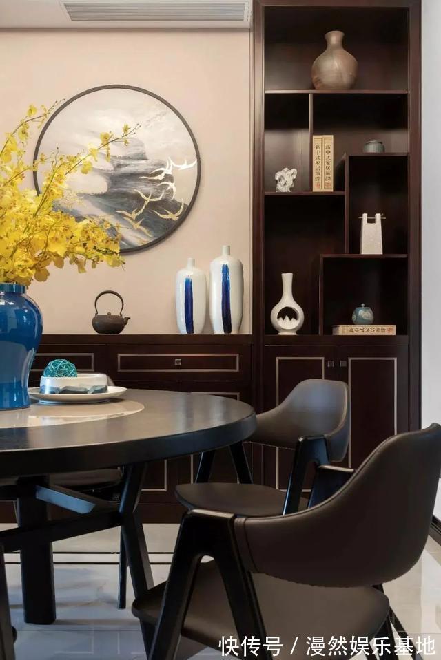 布置|450㎡新中式别墅,禅意高级的房子,情趣舒适的人生