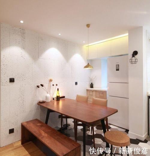 书房|她家仅69㎡,餐厅厨房对换,隔出一个书房,全屋漂亮极了