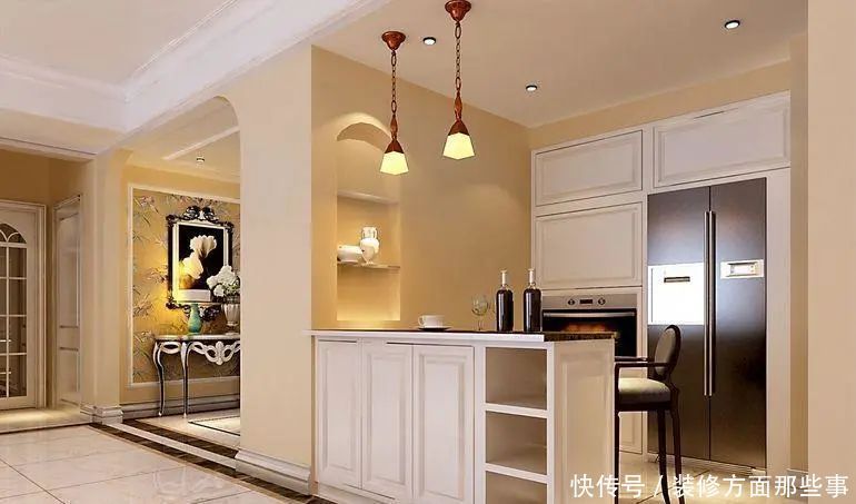 厨房|原来吧台还能这样设计,不仅美观实用,还让餐厅充满情调