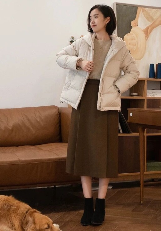 毛毛领 都说羽绒服很土,为什么她们能穿出高级感?答案在这