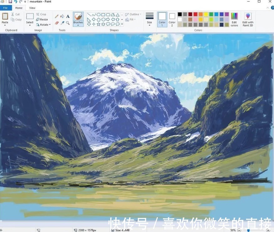 作品#不受绘画工具束缚的神人,画出一幅幅让人目瞪口呆的作品!