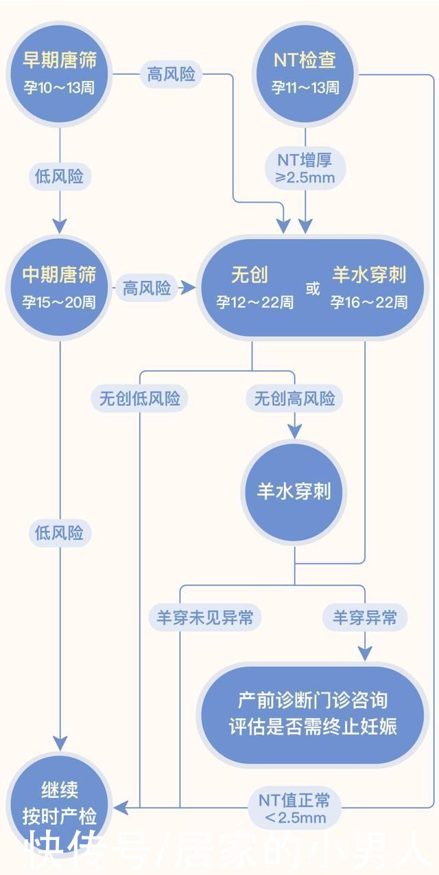 羊水|一张图告诉你，唐筛、无创、羊水穿刺、NT怎么选