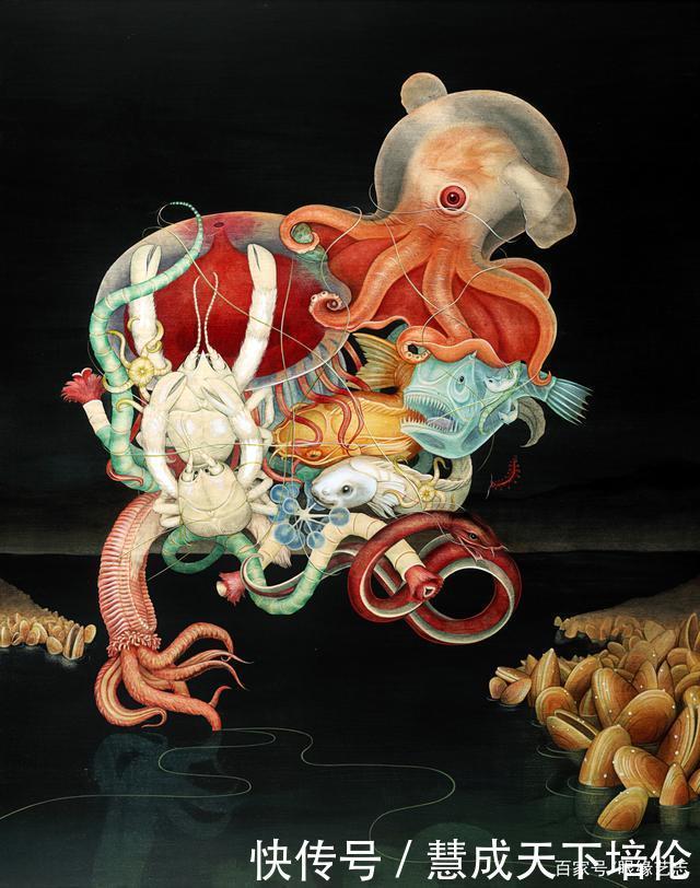 感恩|博齐奇的自然幻境异想天开的科学艺术,感恩生命的生物美学