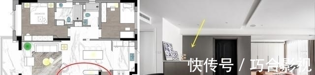 共享室|无玄关户型，砸掉隔墙装柜子连接地台，多间共享室，都是明智之举