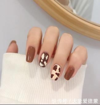 秋冬美甲大全!豹纹款精致有情调,红色过年涂正应景!