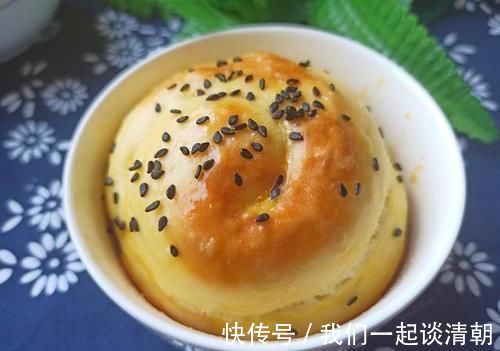 烤箱|教你做独家懒人面包,1碗面粉3个鸡蛋,不用烤箱,蓬松柔软又香甜