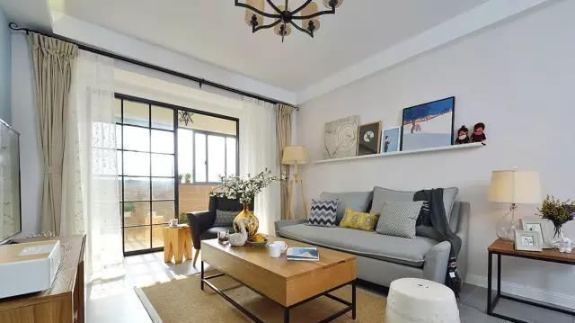 实用|100㎡现代简约风,全包下来15万,白色搁板太实用了