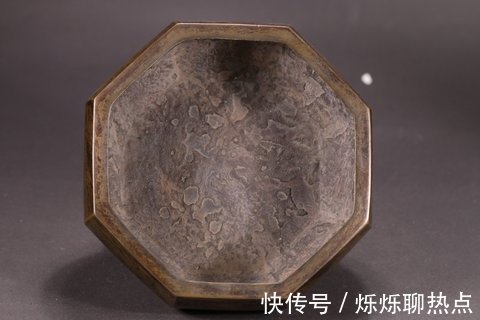 香炉$旧藏,铜菱形香炉