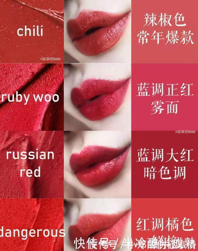 口红 适合素颜的24种口红色号,盘点流行的口红颜色,丝毫没有抵抗力