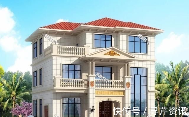 简欧风格|简欧风格设计，面宽11米多的两栋农村别墅，网友们都说想盖一栋