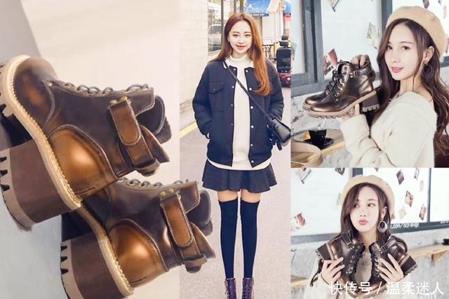 从去年火到现在的“粗跟”小短靴,搭配对了就很潮,谁穿谁时髦!