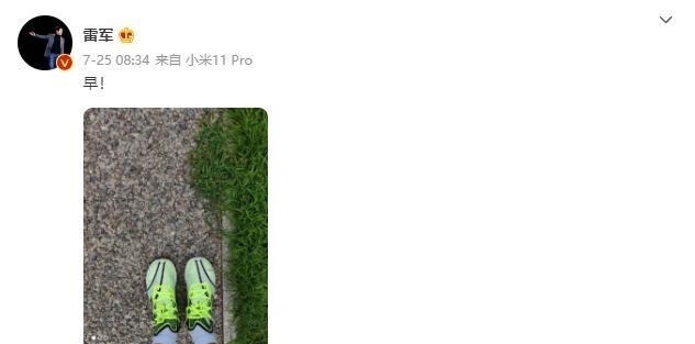 碳板|雷军连续晨跑打卡，成国产跑鞋最强代言人