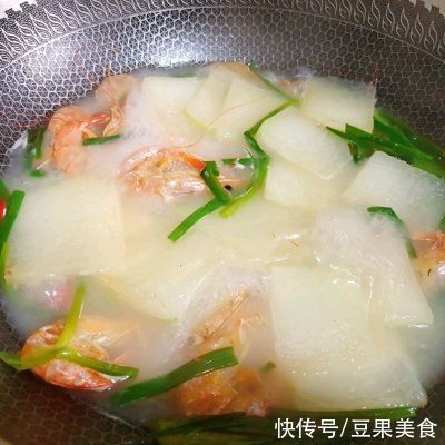 虾干|家喻户晓的越吃越瘦系列~虾干冬瓜汤，学会你就是厨神