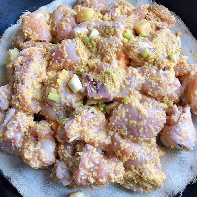 小米蒸鸡腿