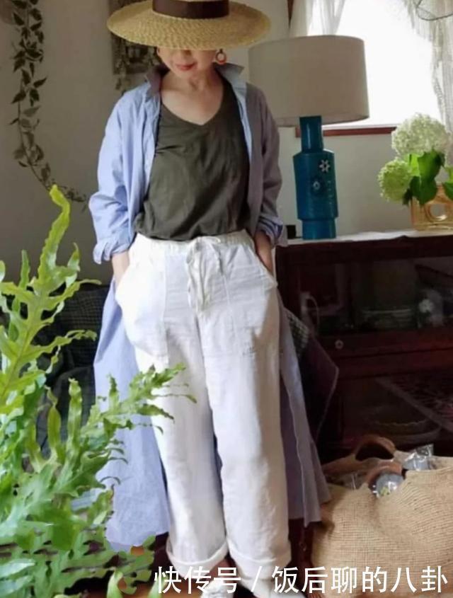 娃娃衫|矮胖还年纪大又怎样,看这位年过50的日本博主,穿搭舒适又优雅