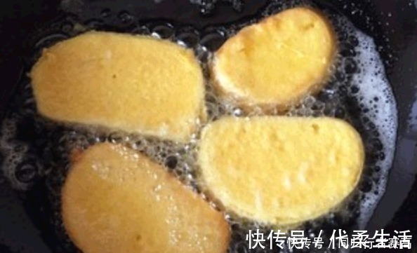 馒头|炸馍片,直接裹蛋液是错的大厨教你做法,外酥里软,咸香不油腻