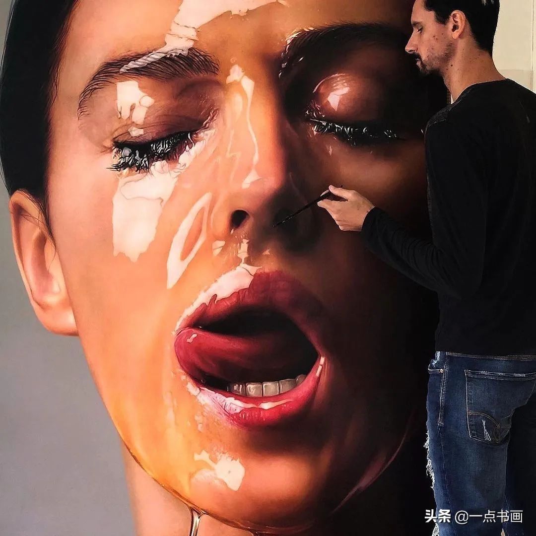 人体单反!这位巴西画家被称为“人体单反”,对色彩和细节的把控,简直神了