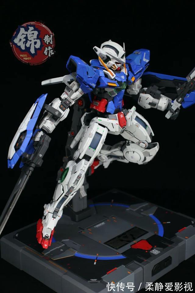 模型秀|高达模型秀:万代的PG能天使,作者超级认真