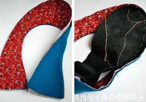 棉拖鞋 家里的旧衣服,别扔,给家人做几双拖鞋,穿着舒适又保暖!收藏