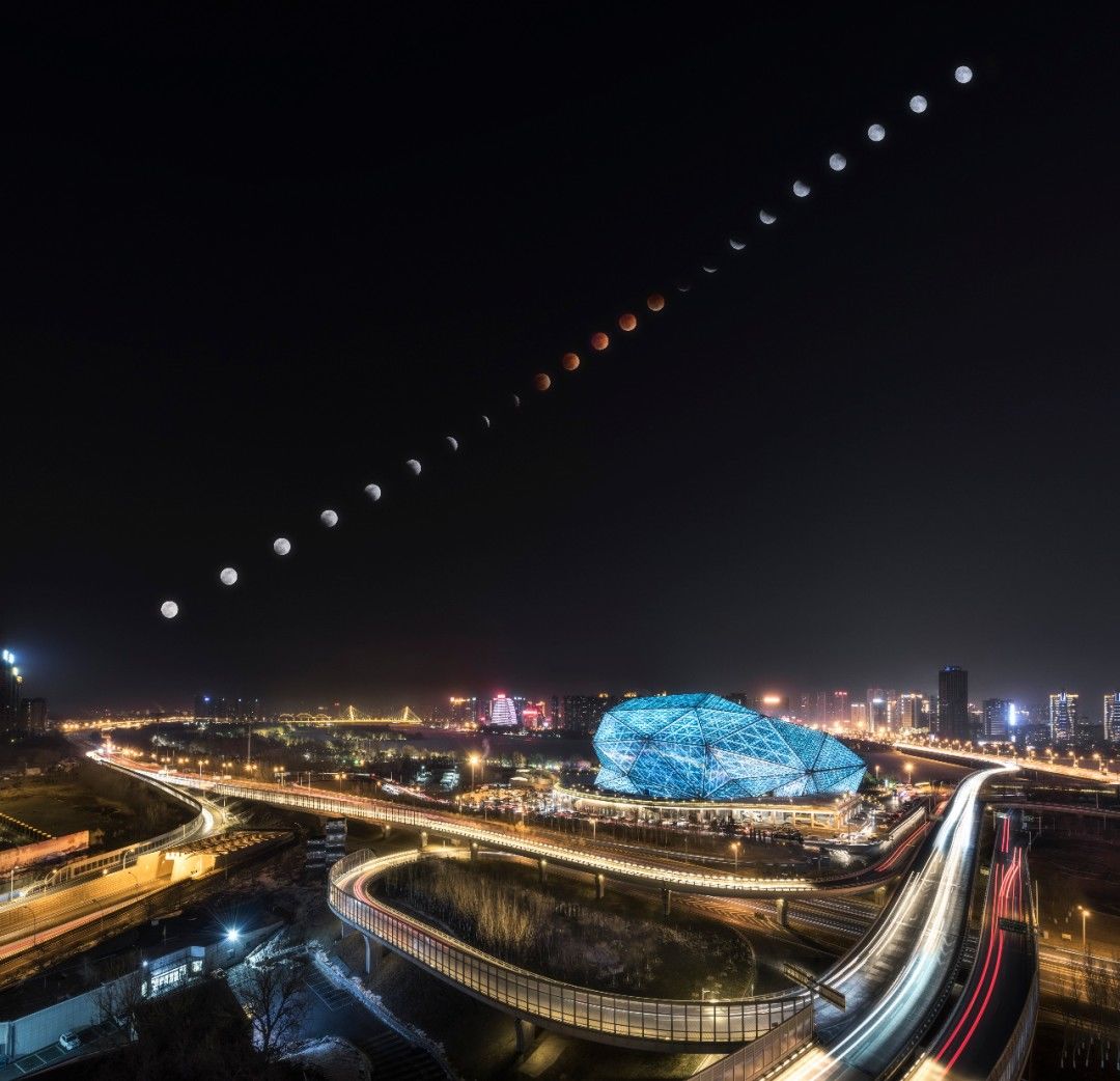 超级月亮 “超级红月亮”来了！错过明天再等一年