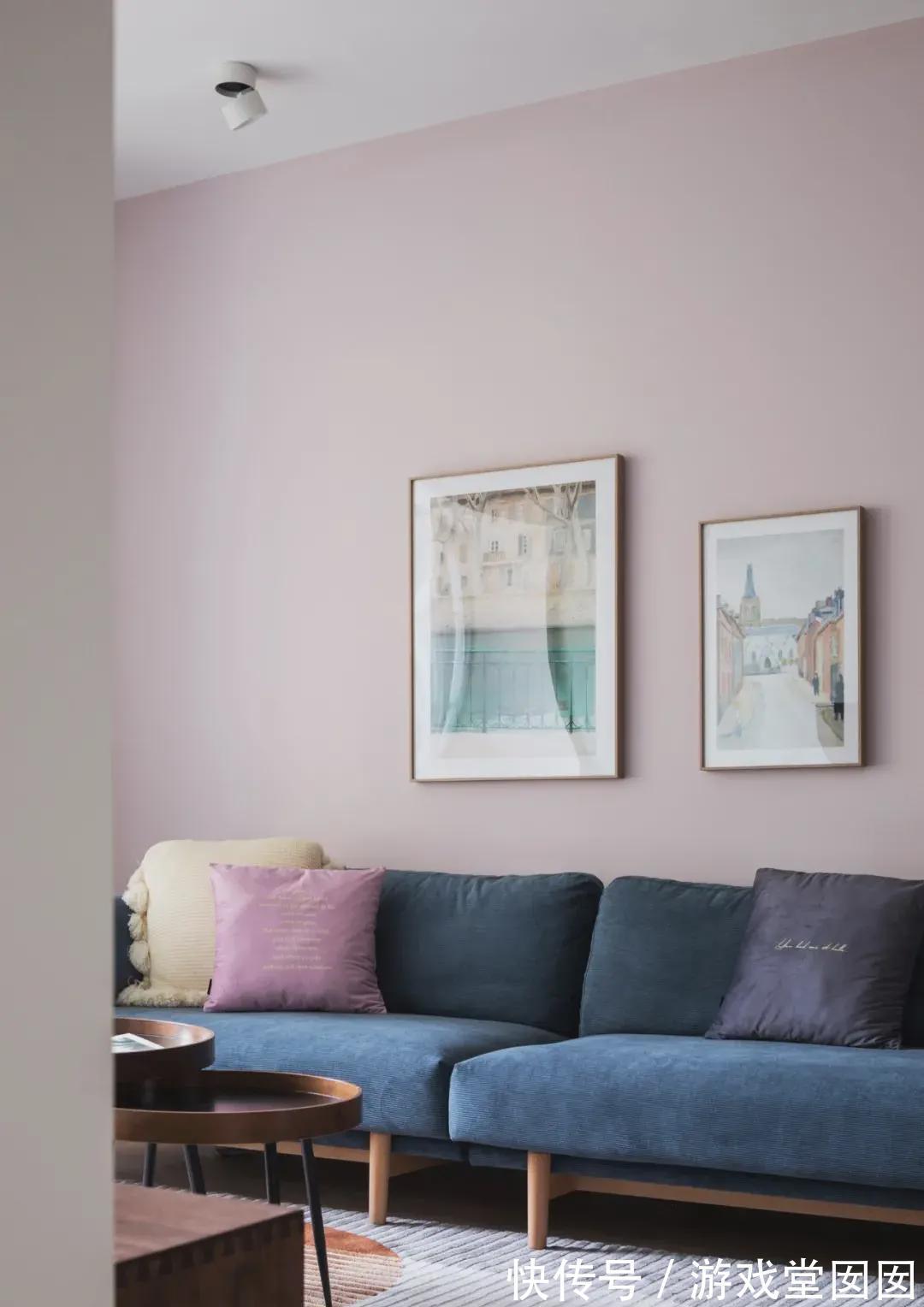 薄荷绿|92㎡浪漫北欧风装修,温暖好色,超实在的一房多用