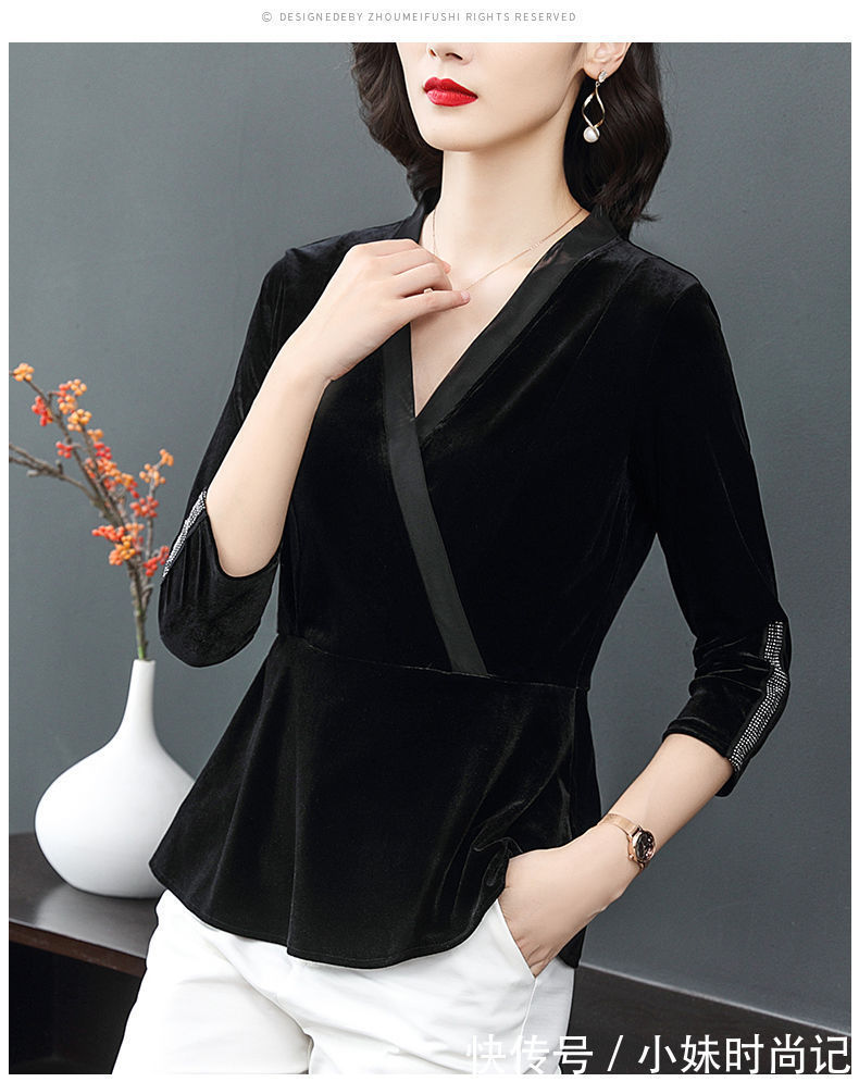 黑上衣|真正见过世面的女人,秋天会选这3种衣服,显瘦又白嫩,高贵大方
