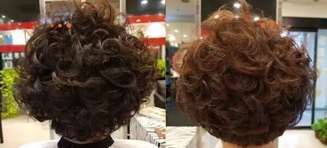 为什么老人都喜欢短卷发?因为短发干练好打理,显发量又时髦减龄
