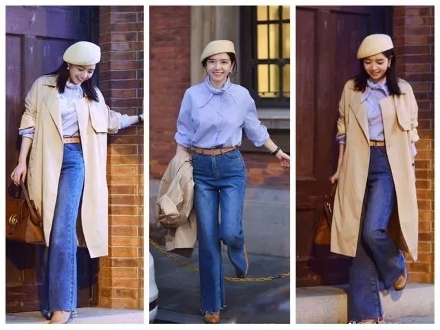 小仙女 大衣搭配针织衫和半身裙,穿出不一样的气质高级感,美出了新高度