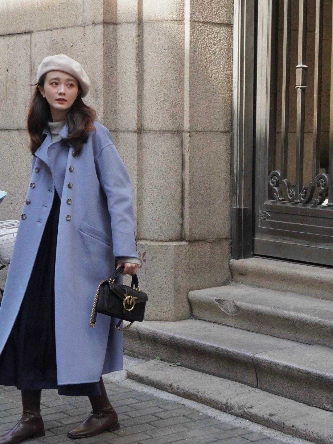 颜色 降温的冬天,大衣不会穿搭的人,容易踩雷区,这样穿更美