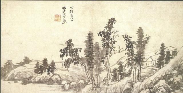 水墨画|李流芳水墨画欣赏，估价高达200万，领悟了师傅董其昌的真本事