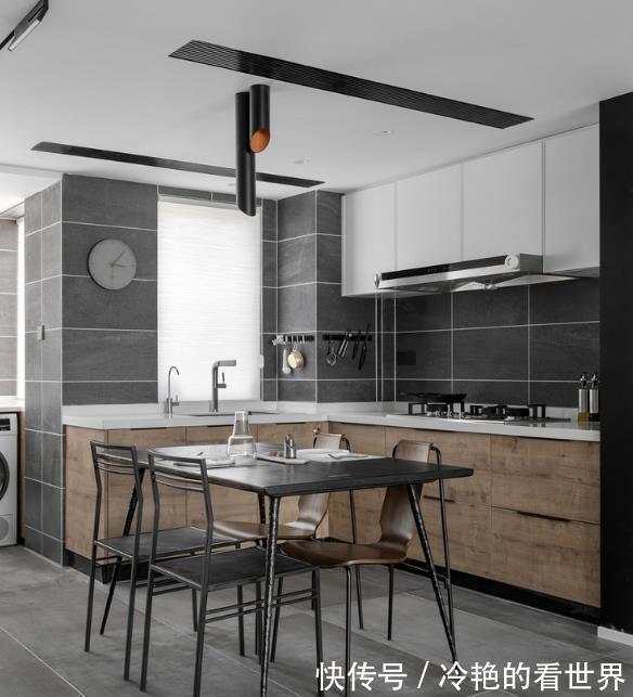 耐看|晒晒花5个月装修的新房,家具已全部到位,灰色瓷砖耐脏又耐看!