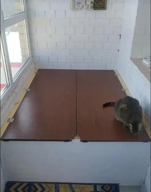 木柜床|阳台别打卡座了,装个木柜床能装又能躺,还能当间房多实用!