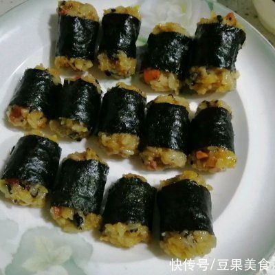 芝麻油|迷倒全家的糯米紫菜卷，真心好吃