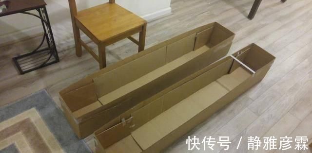 旧纸箱子卖不了几毛钱，老妈攒下来做了张单人床，还挺结实的