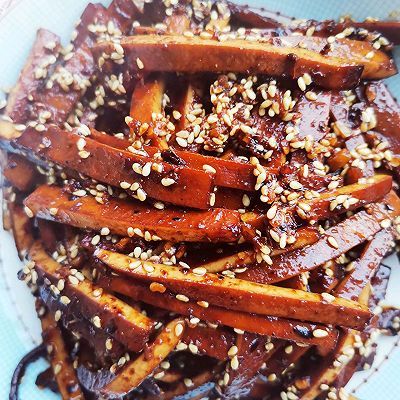 花椒油|休闲小吃麻辣香干