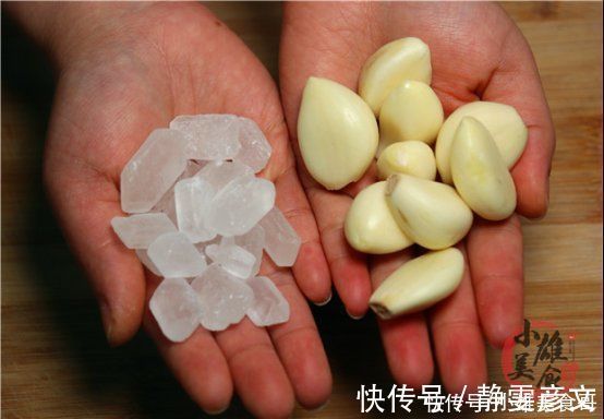 冰糖|冰糖和大蒜一起泡水喝，好多人不懂有啥用，我也是才知道，太厉害