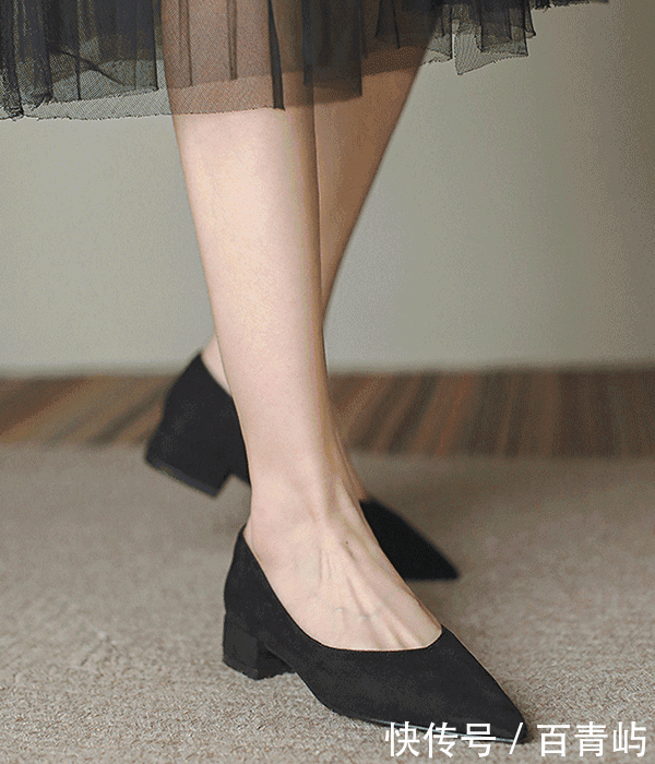 今春霸屏的单鞋,小尖头太显脚瘦了!穿上气质好迷人