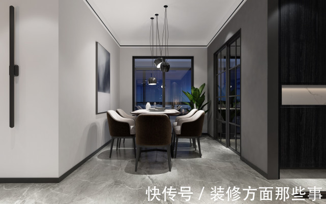 素雅|125平以素雅的灰色调为主,通过黑白色加持,低调沉静成为主流