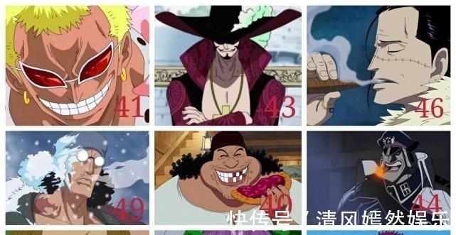 范奥卡|海贼人物年龄盘点,四皇大将级别40岁以下3人,50以上超过10人