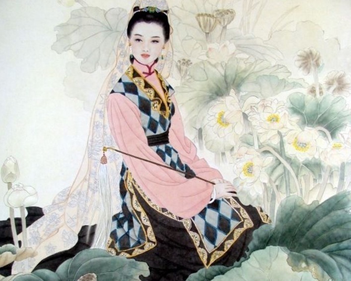 薛宝钗#整个贾府,妙玉只看得起这三人,没有贾母,也没有薛宝钗