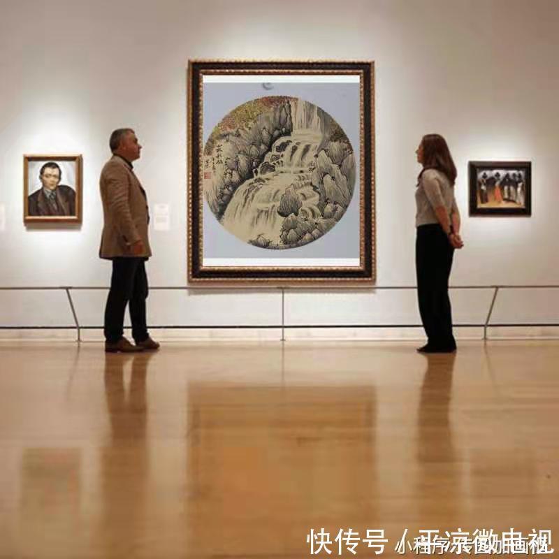 刘雪琴女士山水画深得陈泊清老师手授口传之下进步很快