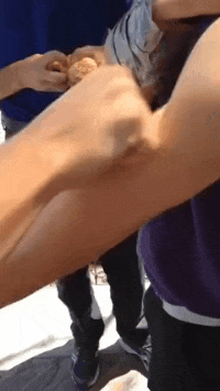 |搞笑GIF:只要功夫深 铁柱磨成针