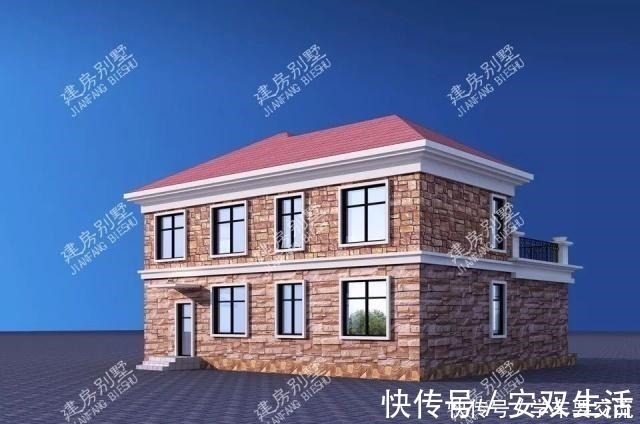 面砖|外观能打满分的两栋农村自建房，施工队看了都一个劲的夸！