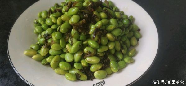 吃光|今天我吃光5碗饭的秘诀是快菜#糟菜炒毛豆仁...