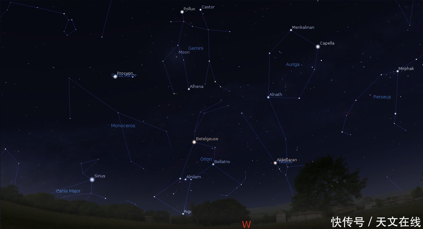 轩辕十四 请定好您的闹钟,5月23日晚 可见角宿一伴月天文景观